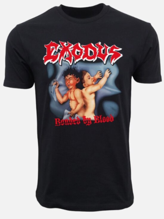 Gildan Other - Exodus Bonded by Blood Thrash Metal Album Cover Graphic T-shirt